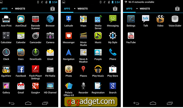 Смартфоны Acer Liquid Gallant E350 и CloudMobile S500 на Android 4-6