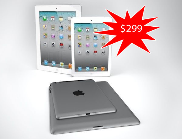 Новый iPad Mini будет стоить 299 долларов при себестоимости компонентов 189 (слухи)