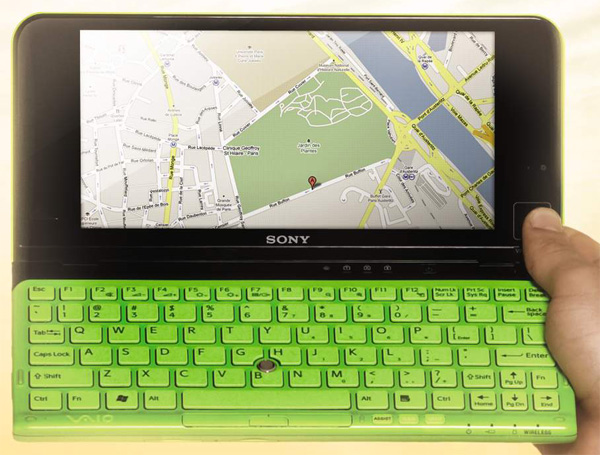 Обновленный Sony VAIO P: цифровой компас, акселерометр, GPS, 3G-модем и тачпад-3