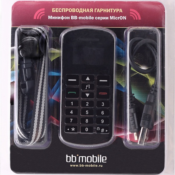Bluetooth-гарнитура как телефон: Минифон BB-mobile micrON-8
