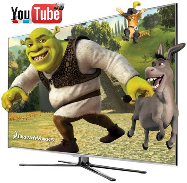 Телевизоры Samsung первыми получат эксклюзивную поддержку YouTube 3D
