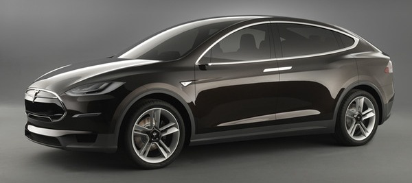 Tesla Model X: электрокроссовер с дверьми "крылья чайки" и 17" дисплеем на центральной консоли-2