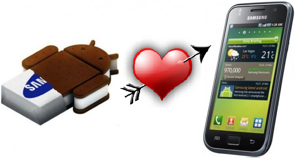 Samsung, возможно, сделает Android 4.0 для смартфона Galaxy S и планшета Galaxy Tab P1000