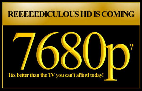 Утвержден стандарт UHDTV (7680 x 4320). Куда уж больше?-2