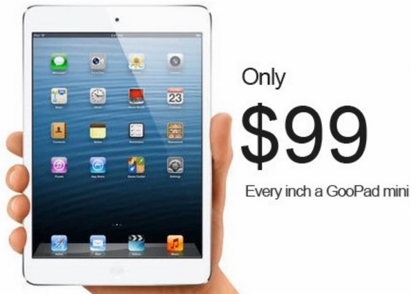 GooPad mini: первый клон iPad mini за $99