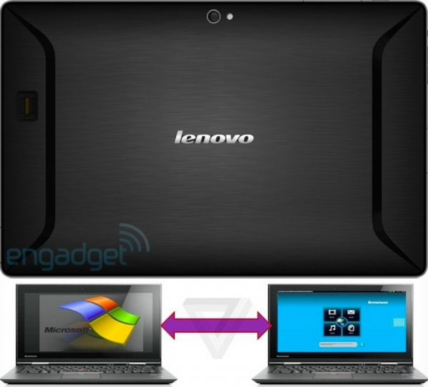 Lenovo готовит ноутбук ThinkPad X1 Hybrid с двумя ОС и планшет с Tegra 3 к концу года