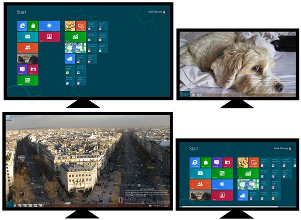 Как в Windows 8 будет работаться с несколькими мониторами одновременно-3