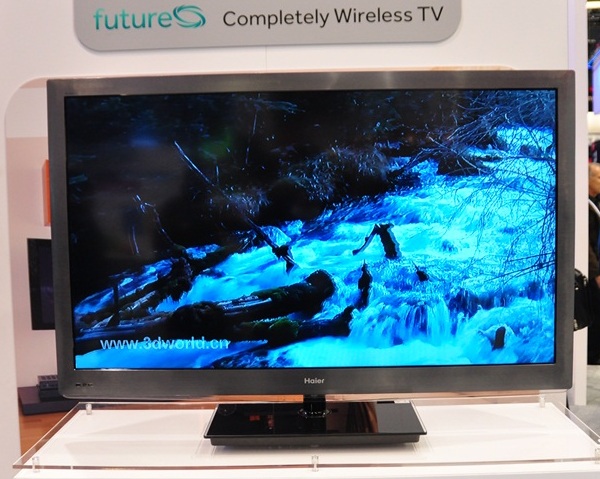 Haier показала беспроводной 55-дюймовый 3D-телевизор, не нуждающийся в кабеле питания-3