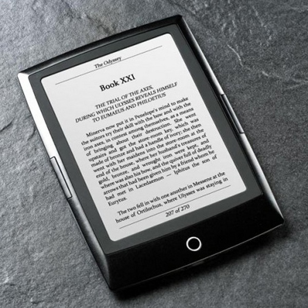 Ридер Bookeen Cybook Odyssey с E-Ink Pearl дисплеем, позволяющим беспроблемно смотреть видео