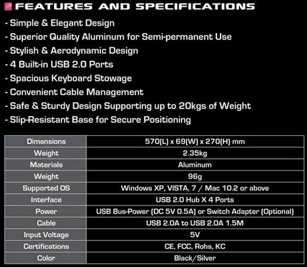Zalman DS1000: многофункциональная подставка для монитора-3