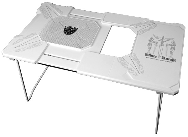 EVERCOOL WHITE KNIGHT: столик-подставка для ноутбука-2
