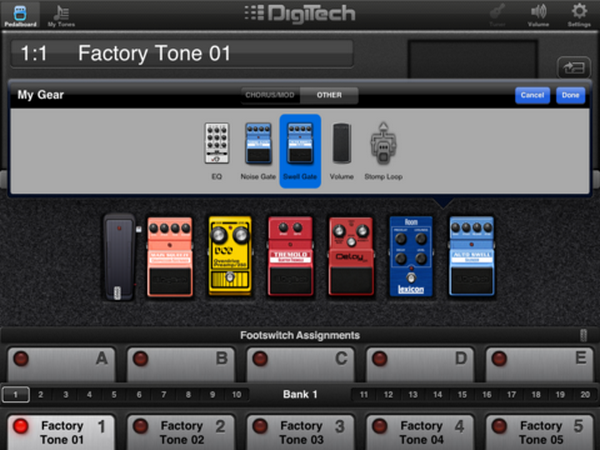 Процессор гитарных эффектов на основе iPad от DigiTech-5