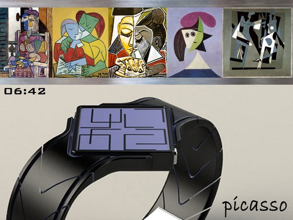 Концепт часов Tokyoflash Picasso: кубизм во всей красе