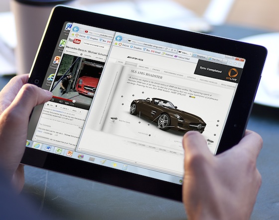 Выпущено приложение OnLive Desktop, превращающее iPad в почти ПК