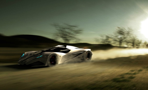 Lamborghini Stealth: эксперименты над дизайном спорткара-невидимки-2