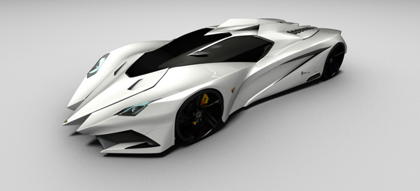 Lamborghini Stealth: эксперименты над дизайном спорткара-невидимки-4