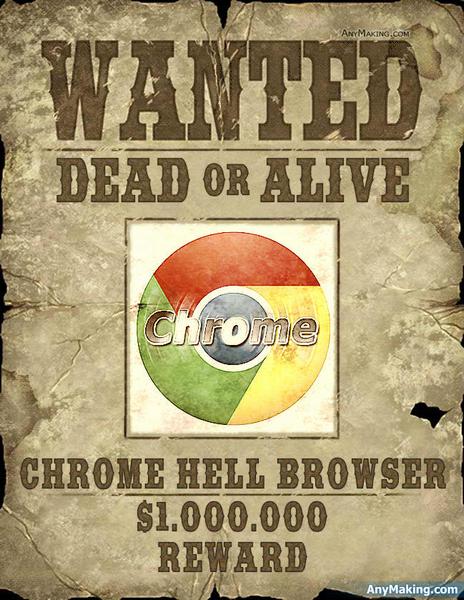 Google предлагает за взлом браузера Chrome вознаграждений на $1.000.000