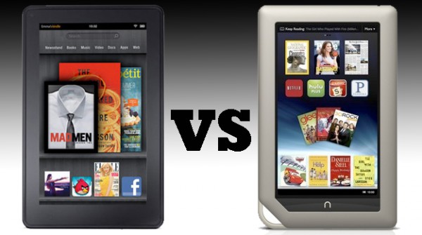 Сравнительный краш-тест планшетов Kindle Fire и Nook Tablet (видео)