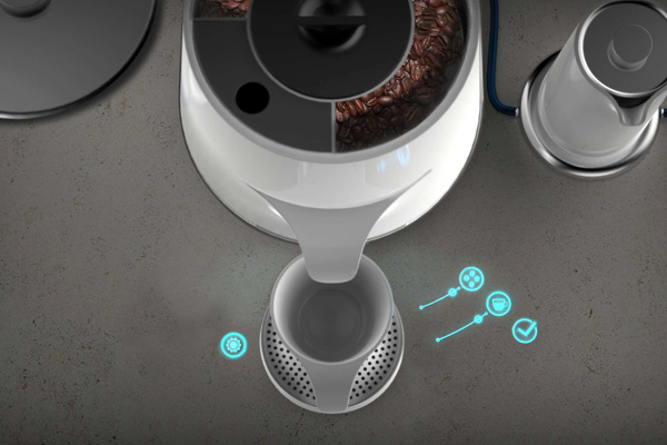 MEM-COFFEE: кофеварка с проекционным управлением-9