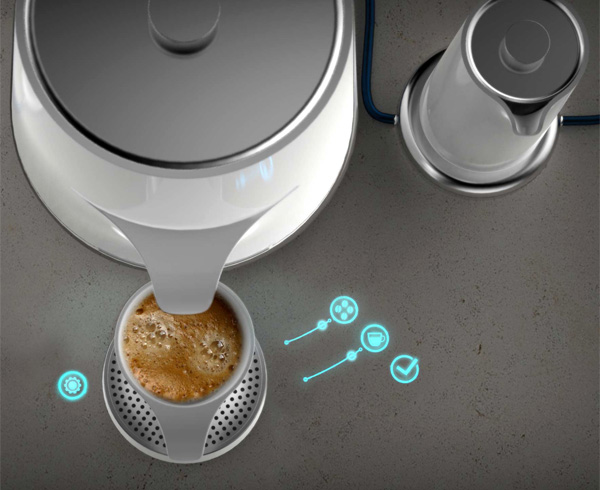 MEM-COFFEE: кофеварка с проекционным управлением-7
