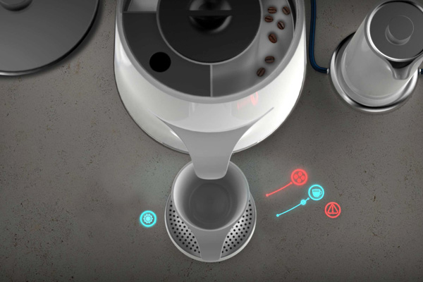 MEM-COFFEE: кофеварка с проекционным управлением-8