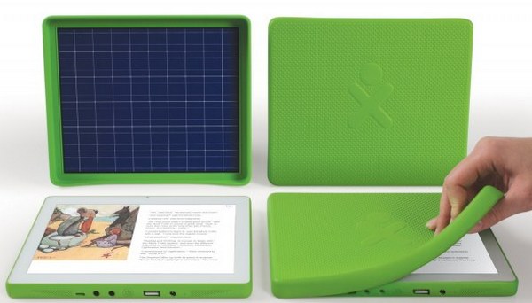Планшет OLPC XO 3.0 с ручной зарядкой и солнечной панелью для учебных заведений-2
