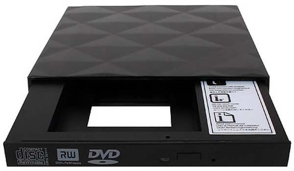 SilverStone Treasure TS06: карман для SSD или HDD, замаскированный под DVD-привод-5