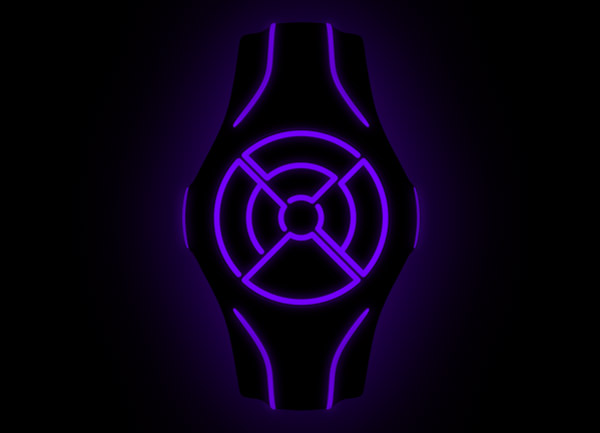Часы TokyoFlash с подсветкой на тему фильма ТРОН