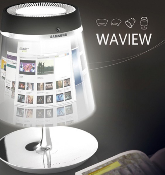 Samsung Waview: концептуальный гибрид планшета и настольной лампы