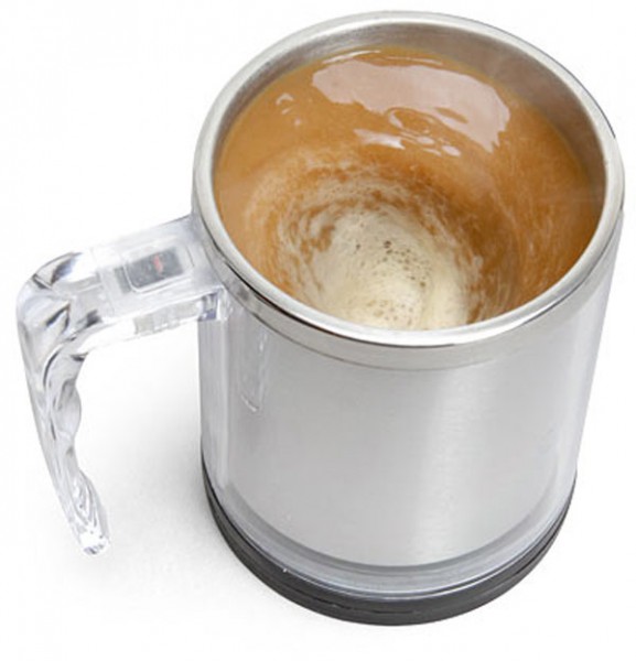 Чашка с пропеллером: забудьте о чайных ложечках