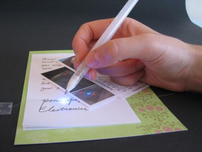 Silver-ink pen: рисуем электрические схемы вручную 