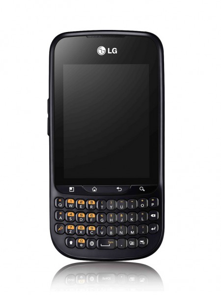 LG представит QWERTY-смартфон на базе Gingerbread