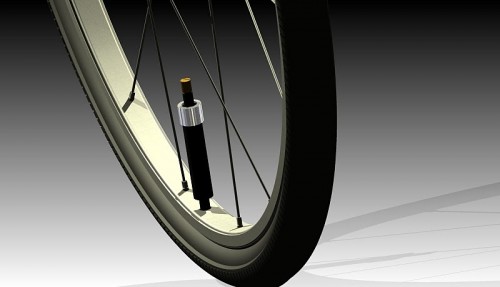 Концепт: велосипед с самонадувающимися шинами