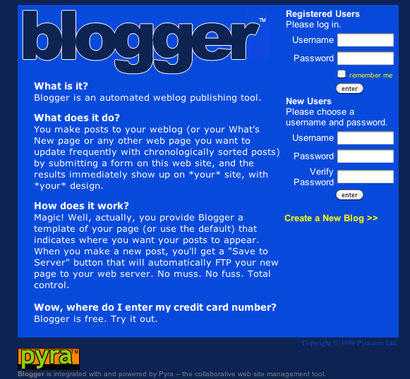 hITstory: история сервиса Blogger или как рождалась блогосфера-6