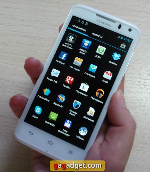 Микрообзор флагмана Android-смартфонов Huawei Ascend D1