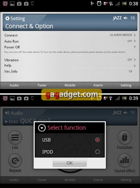 Беглый обзор док-станции LG ND5520 для Android и iOS устройств-9