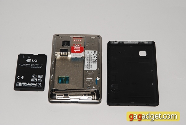 Беглый обзор телефона с поддержкой двух сим-карт  LG T370-7