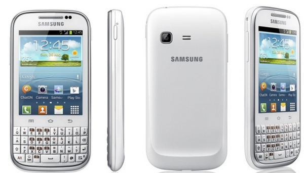 Samsung GALAXY Chat: смартфон с сенсорным экраном и QWERTY-клавиатурой