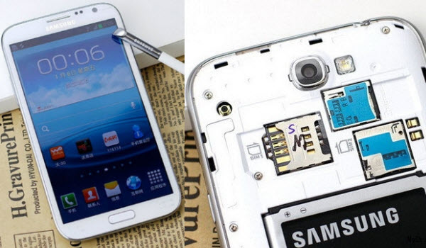 Samsung Galaxy Note II на 2 SIM-карты и цены на односимник в Европе