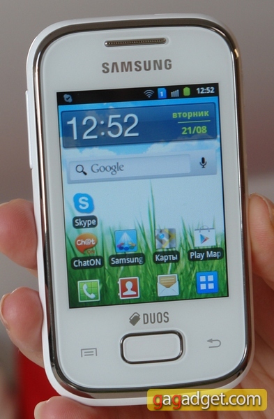 Обзор Android-смартфона начального уровня Samsung Galaxy Pocket Duos