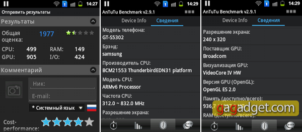 Обзор Android-смартфона начального уровня Samsung Galaxy Pocket Duos-7