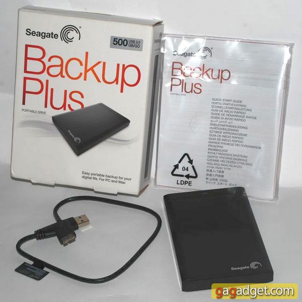 Микрообзор внешнего диска Seagate Backup Plus