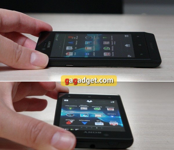 Беглый обзор Android-смартфона Sony XPERIA Miro-6