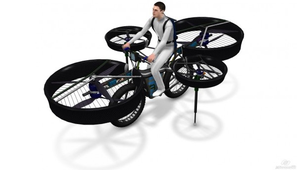 Чехи разрабатывают летающий велосипед FBike