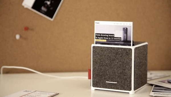 OKSU: концепт мини-принтера, использующего бумагу со встроенным NFC-модулем