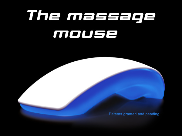 Два в одном: беспроводная мышь со встроенным массажёром