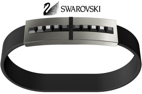 Смесь техники и бижутерии: USB-браслет со стразами Swarovski