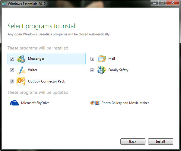 Microsoft выпускает пакет программ Windows Essentials 2012