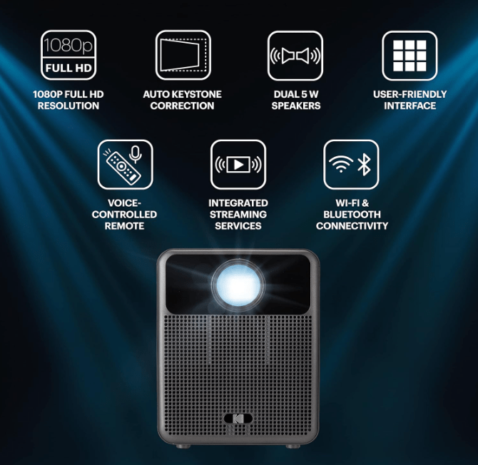 Projecteur Full HD KODAK FLIK HD10 Critique du projecteur KODAK