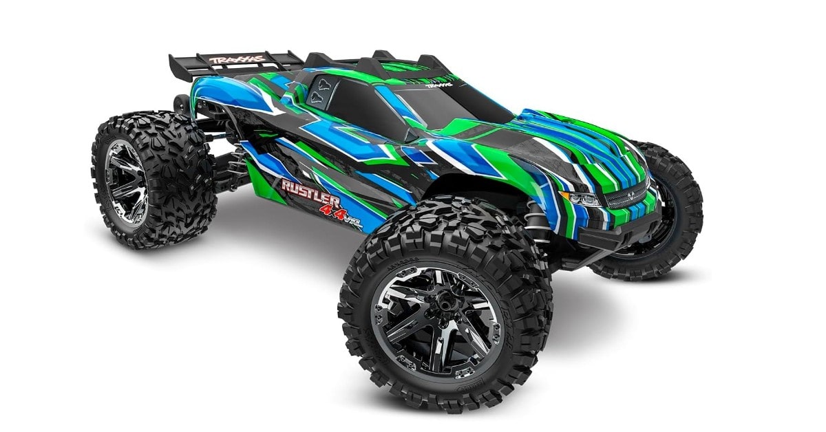 1:10 Traxxas Rustler rc car fast